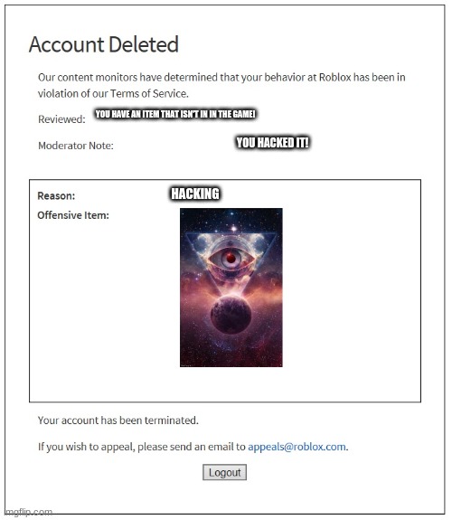 Roblox account - Imgflip