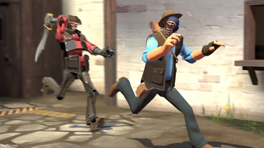 Here’s a sfm picture of Spyper let’s make popular | image tagged in team fortress 2 | made w/ Imgflip meme maker