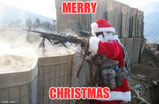 haha | MERRY; CHRISTMAS | image tagged in memes,hohoho | made w/ Imgflip meme maker