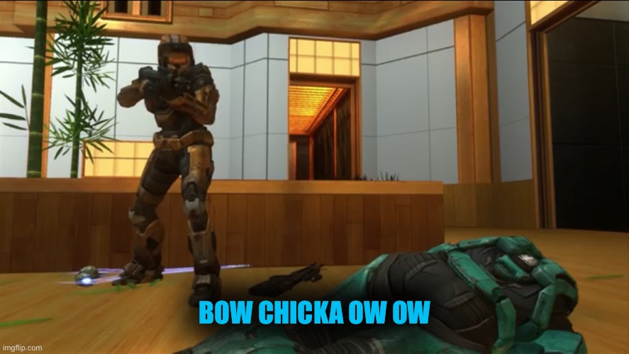 RvB Tucker Bow chicka ow ow Blank Meme Template