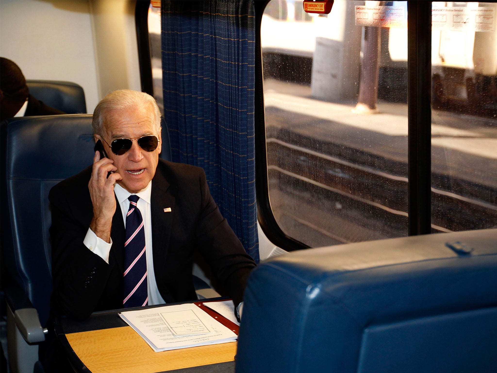 High Quality Joe Biden Amtrak Blank Meme Template