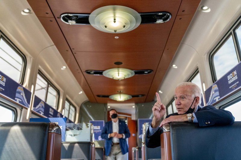 High Quality Joe Biden Amtrak finger wagging Blank Meme Template