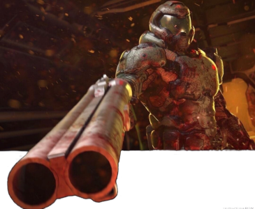 High Quality Doom dislikes you Blank Meme Template