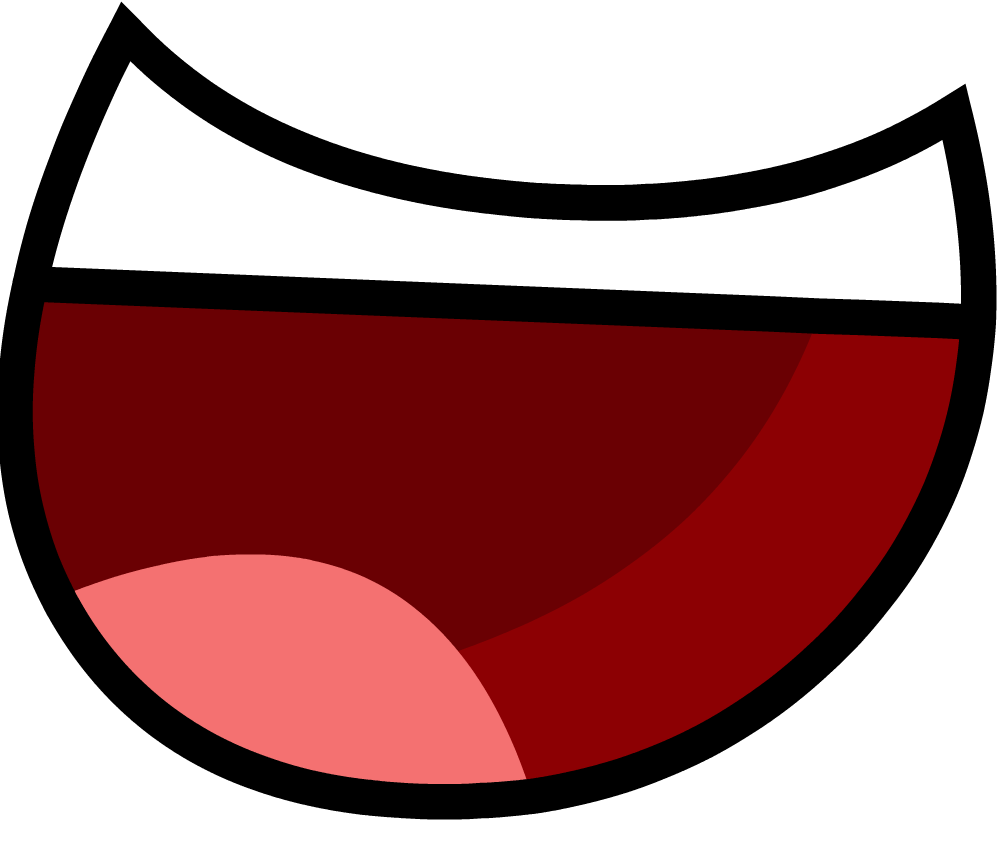 BFDI/BFDIA/IDFB/BFB mouth (transparent) Blank Meme Template