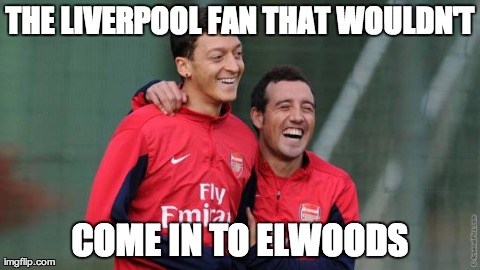 THE LIVERPOOL FAN THAT WOULDN'T COME IN TO ELWOODS | made w/ Imgflip meme maker
