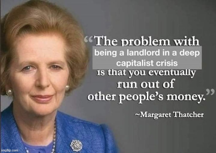 thank u margaret see she understood our struggle maga | image tagged in maga,capitalism,because capitalism,capital,repost,politics lol | made w/ Imgflip meme maker