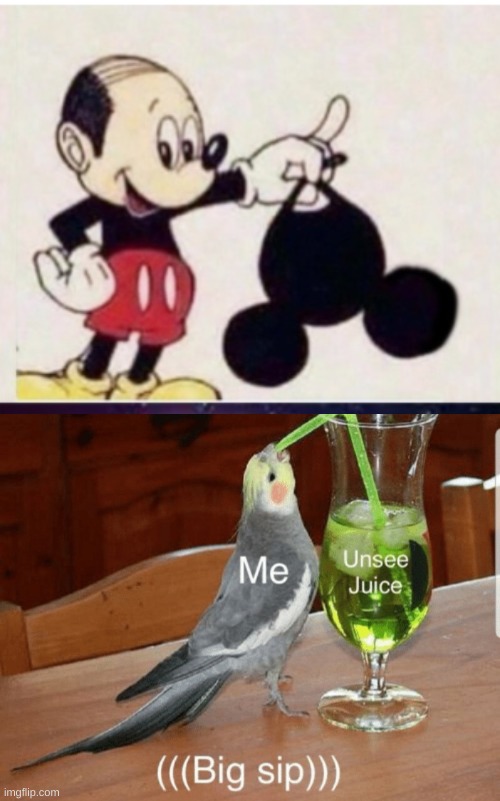 why... | image tagged in unsee juice,mickey that u can't unsee | made w/ Imgflip meme maker