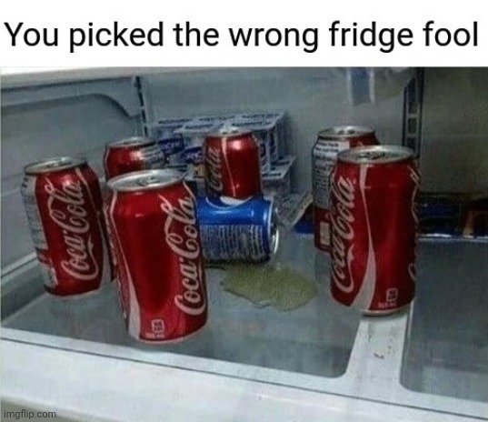 Well Deserved | image tagged in coca cola,coke,pepsi,bullying,memes,dank memes | made w/ Imgflip meme maker