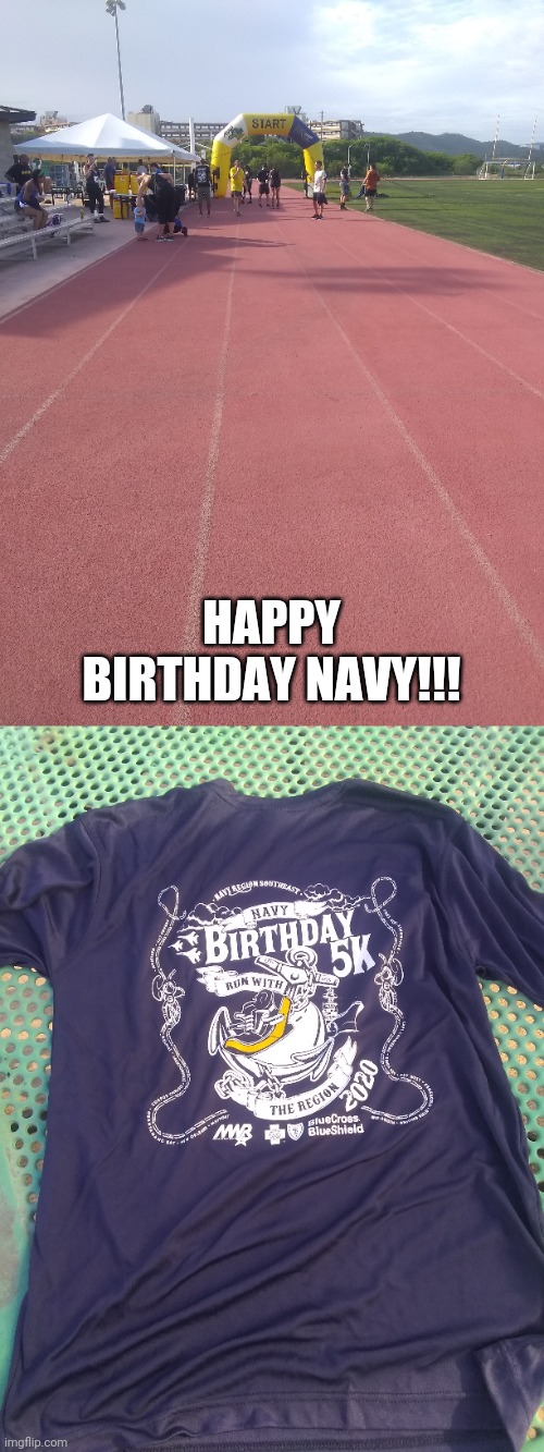 Got 4th place on a run this morning in honor of the US Navy's founding on October 13th | HAPPY BIRTHDAY NAVY!!! | made w/ Imgflip meme maker