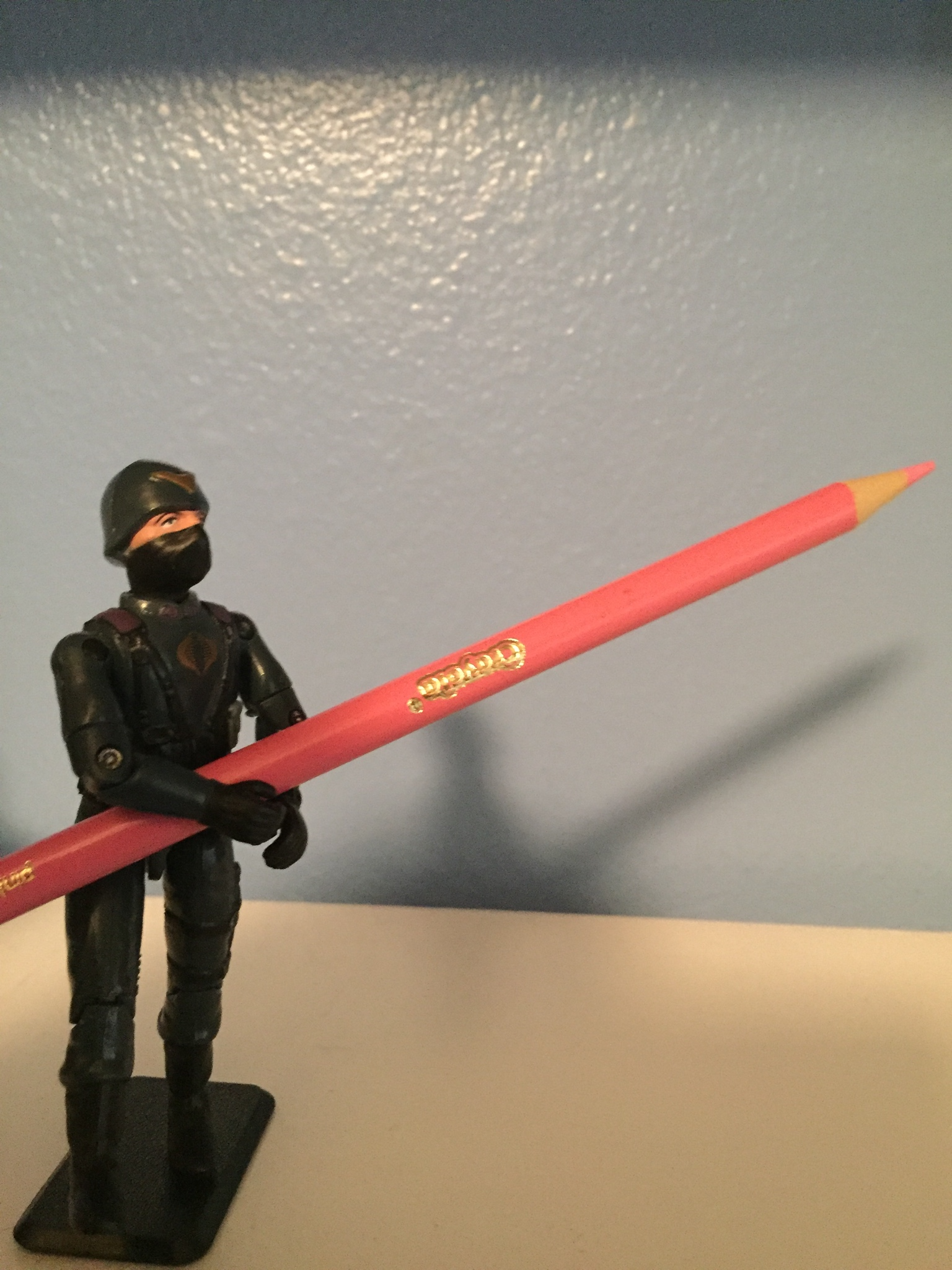Cobra Soldier With Large Pencil Blank Meme Template
