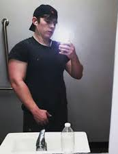 bicep man Blank Meme Template