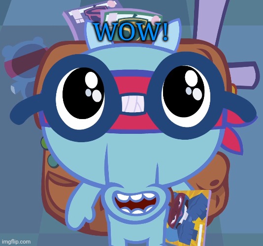 Sniffles's Cute Eyes (HTF) | WOW! | image tagged in sniffles's cute eyes htf | made w/ Imgflip meme maker