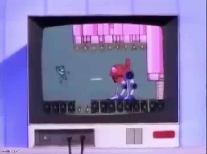 Megaman TV! | image tagged in megaman tv | made w/ Imgflip meme maker