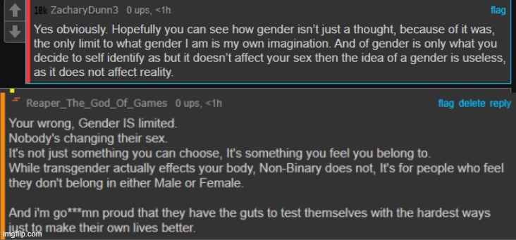 I hope my answer was good enough | image tagged in lgbt,lgbtq,homophobic,pride | made w/ Imgflip meme maker