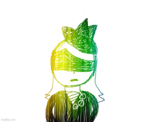 Just some rainbow sketch of Vinny | image tagged in rainbow background | made w/ Imgflip meme maker