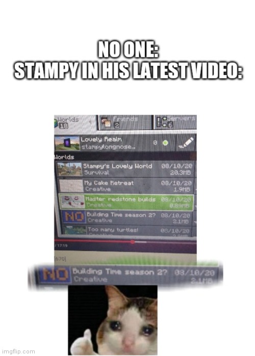 image tagged in Stampylongnose | made w/ Imgflip meme maker