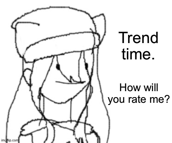 Title | Trend time. How will you rate me? | image tagged in shiyu has something to say ver two | made w/ Imgflip meme maker