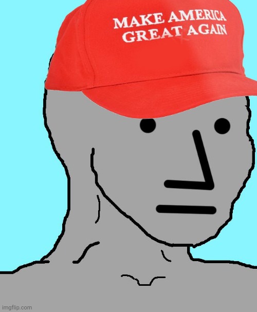 MAGA NPC | image tagged in maga npc | made w/ Imgflip meme maker