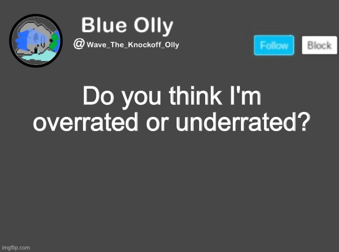 Bruh | Do you think I'm overrated or underrated? | made w/ Imgflip meme maker