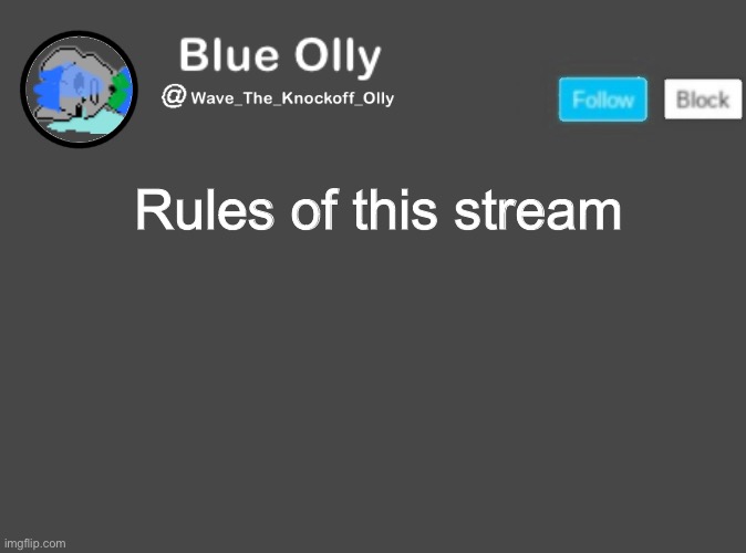 S | Rules of this stream | image tagged in wave s announcement template | made w/ Imgflip meme maker