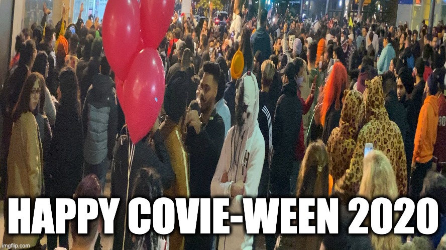 Happy COVIE-WEEN 2020 | HAPPY COVIE-WEEN 2020 | image tagged in happy halloween,covid-19,coronavirus,social distancing,pandemic,trump | made w/ Imgflip meme maker