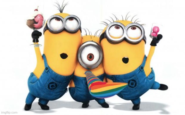 Minion party despicable me | image tagged in minion party despicable me | made w/ Imgflip meme maker