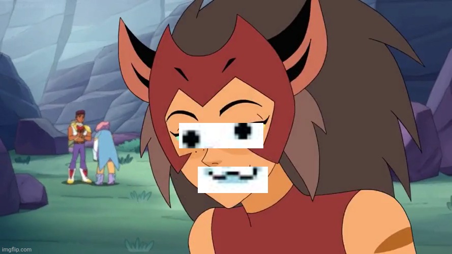 i dont know why i did this | image tagged in sly catra | made w/ Imgflip meme maker