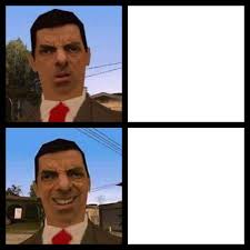 Confuse Mr. Bean Blank Meme Template