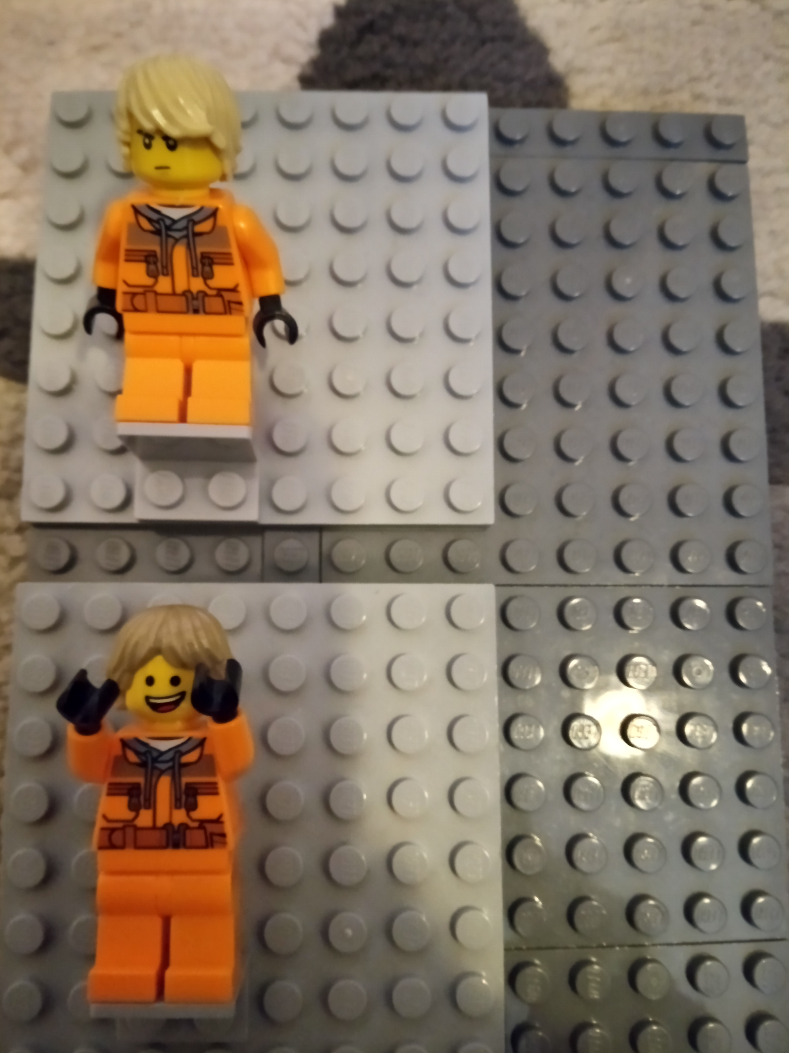 Jeff the Lego man Blank Meme Template