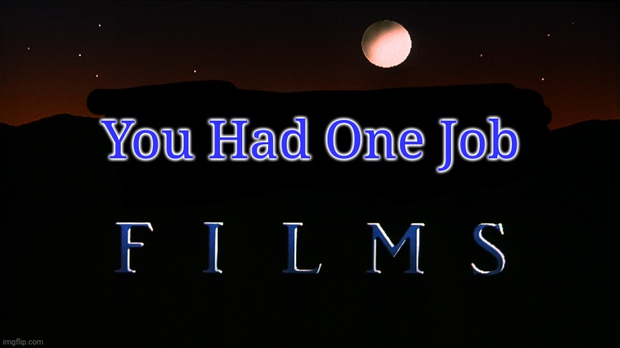 Wolf Films Logo (1989-2011) | You Had One Job | image tagged in wolf films logo 1989-2011 | made w/ Imgflip meme maker