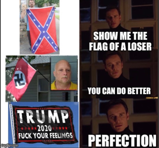 image tagged in donald trump is an idiot,election 2020,confederate flag,nazi | made w/ Imgflip meme maker
