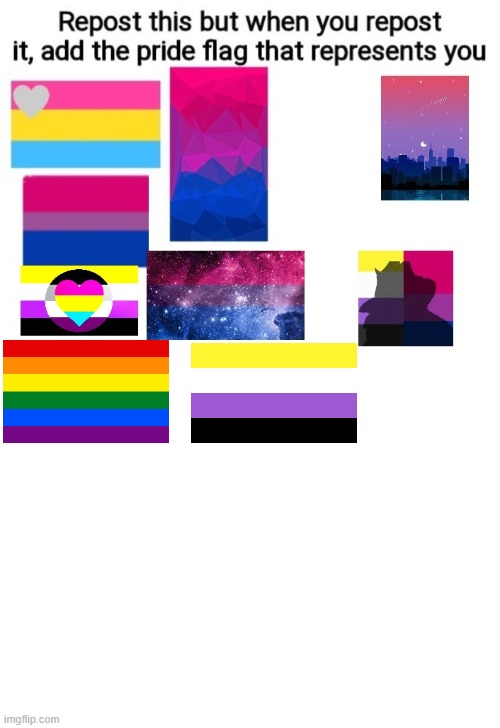 Added My Flags (and More Room for More Flags) | image tagged in lgbtq,memes,pride flags,gay,non binary | made w/ Imgflip meme maker