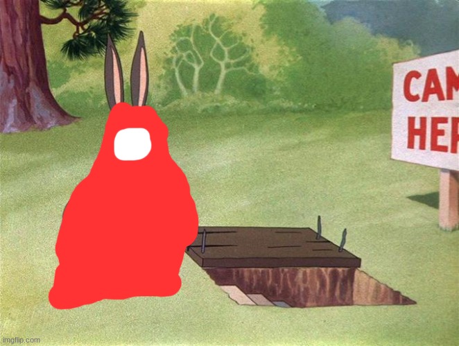 red in among chungus vents | image tagged in big chungus,funny memes,memes | made w/ Imgflip meme maker