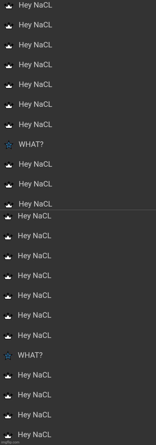 Hey NaCL | image tagged in lol | made w/ Imgflip meme maker