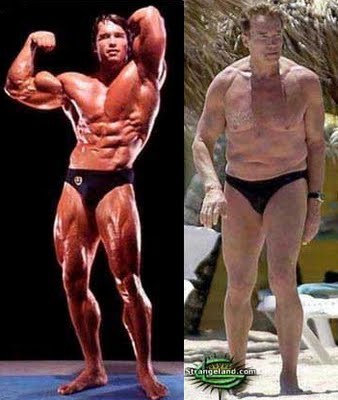 Arnold Then & Now Blank Meme Template