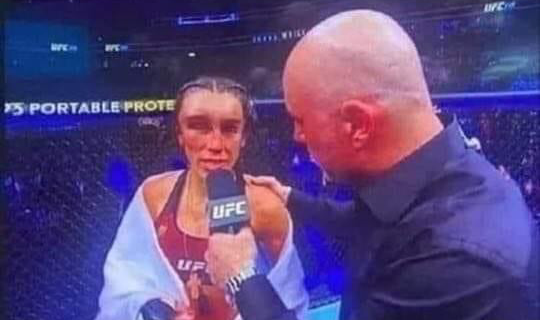 Ufc interview Blank Meme Template