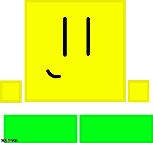 Here's Blocky's big bro Squarey made in scratch | image tagged in ocs,dannyhogan200,blocky,squarey | made w/ Imgflip meme maker