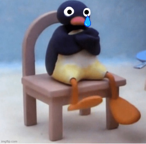 Please, just unban this poor penguin. | image tagged in angry penguin | made w/ Imgflip meme maker