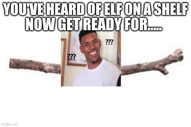 NICK ON A STICK | NOW GET READY FOR..... YOU'VE HEARD OF ELF ON A SHELF | image tagged in nick young,elf on the shelf | made w/ Imgflip meme maker