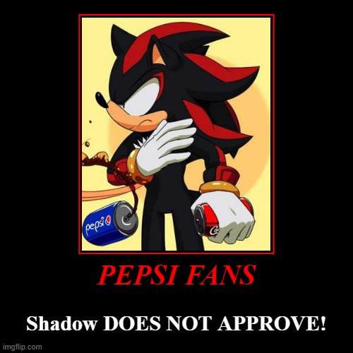 rejected! | image tagged in funny,demotivationals,shadow the hedgehog | made w/ Imgflip demotivational maker