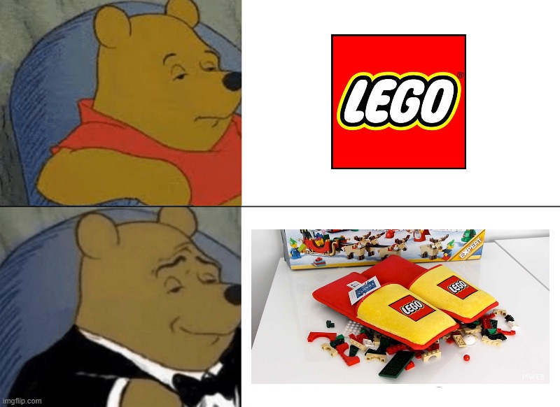 Tuxedo Winnie The Pooh | image tagged in memes,tuxedo winnie the pooh,lego | made w/ Imgflip meme maker