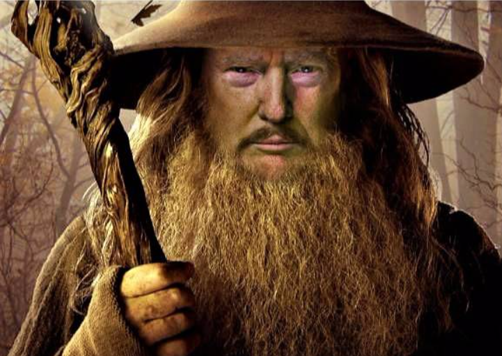 Gandalf Trump Blank Meme Template