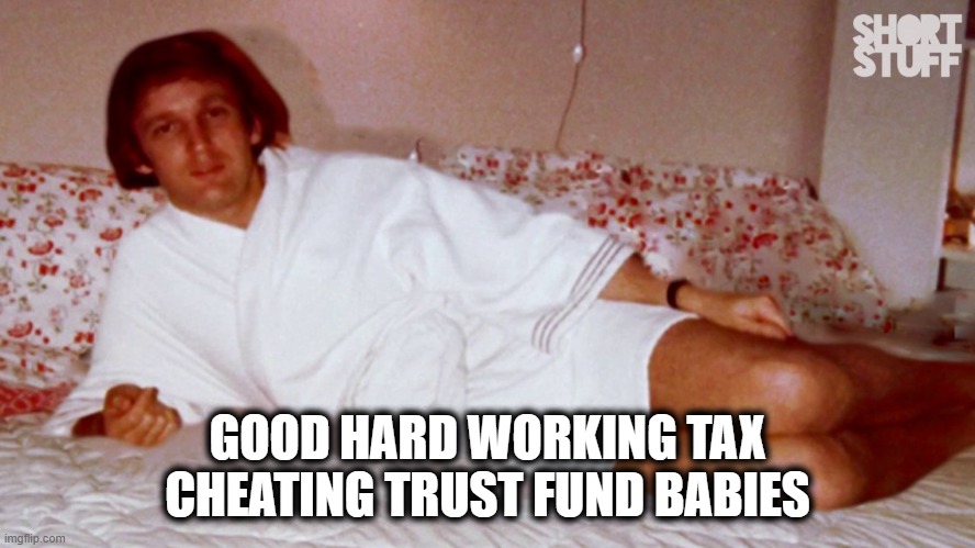 GOOD HARD WORKING TAX CHEATING TRUST FUND BABIES | made w/ Imgflip meme maker