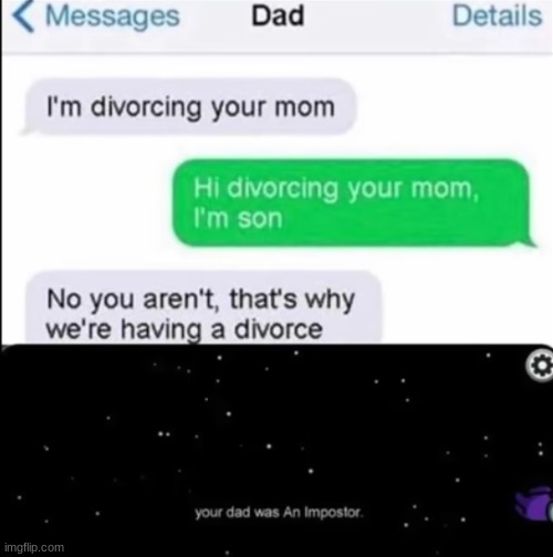 uh... | image tagged in among us,texts,memes,funny | made w/ Imgflip meme maker