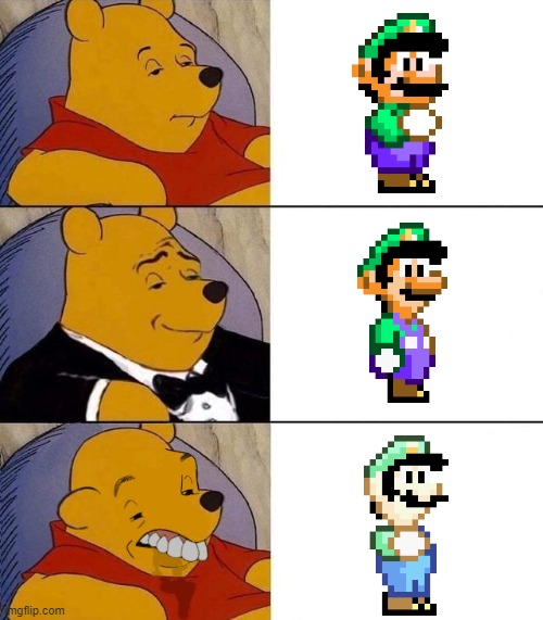 The Luigis of Super Mario World | image tagged in best better blurst | made w/ Imgflip meme maker