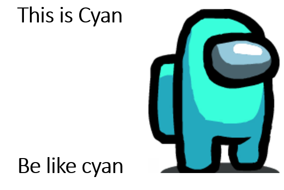 this is cyan Blank Template - Imgflip