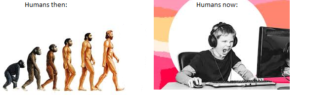 Evolution of human Blank Meme Template