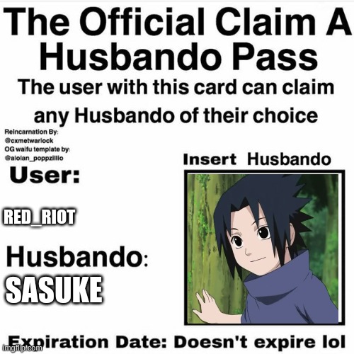 RED_RIOT; SASUKE | made w/ Imgflip meme maker