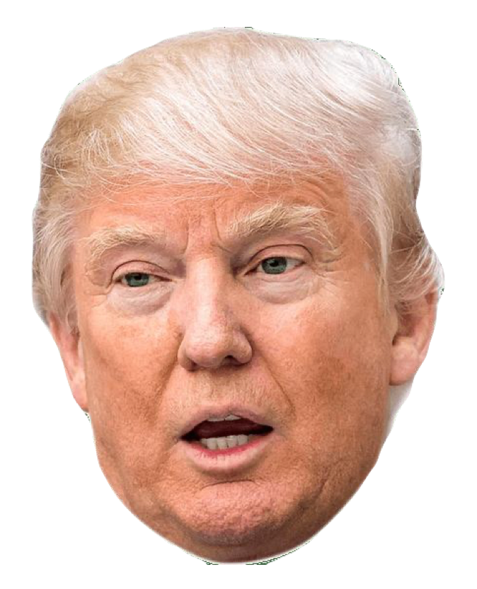 High Quality Trump Head Blank Meme Template