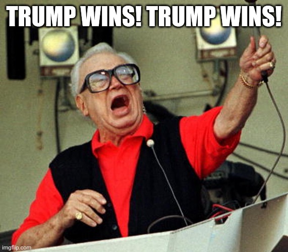 Politics and stuff | TRUMP WINS! TRUMP WINS! | image tagged in funny memes | made w/ Imgflip meme maker